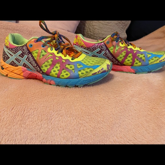 Multicolored ASICS sneakers, used - Picture 2 of 2